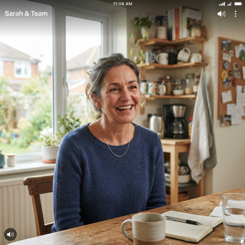 Homeowner sharing an authentic story